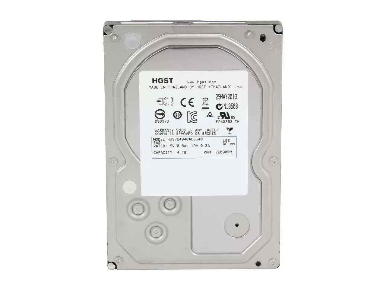 HGST HUS724040ALS640 Ultrastar 7K4000 4TB SAS 6Gb/s 7200RPM 64MB Cache (512n) 3.5-inch Internal Hard Drive