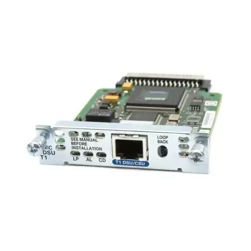 Cisco HWIC-1DSU-T1 1-Port T1/Fractional T1 DSU/CSU WAN Interface Card