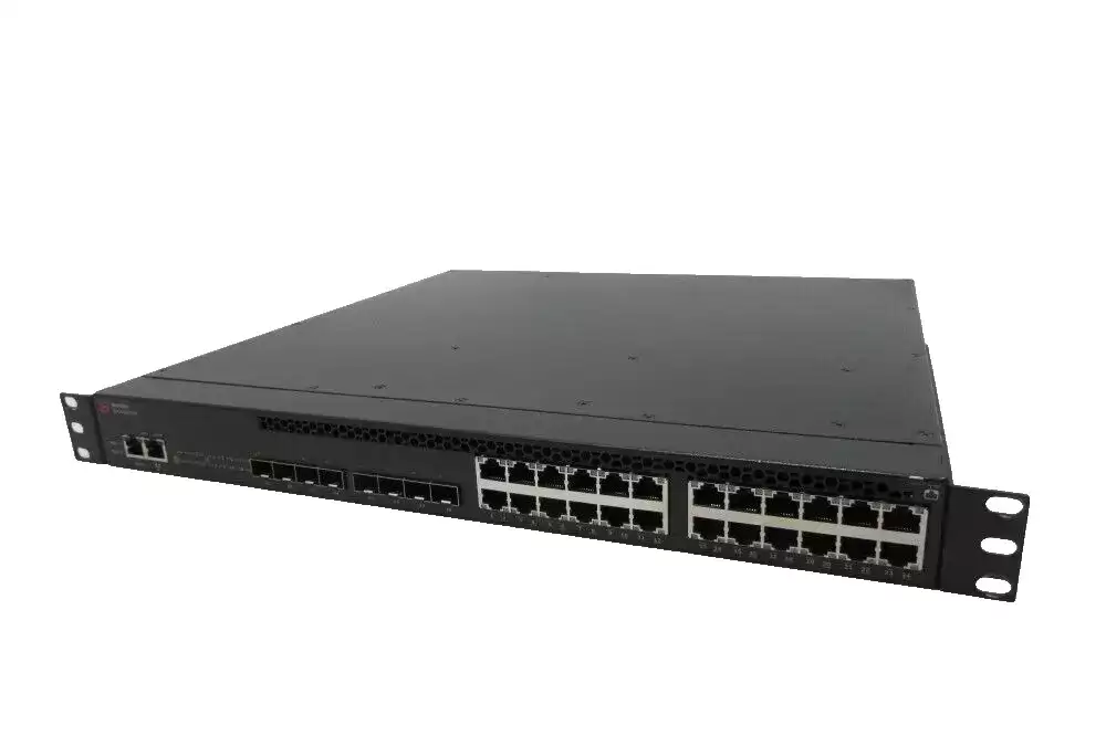 Brocade ICX6610-24P-E ICX 6610 24-Ports 1GbE RJ-45 Rack Mountable Layer 3 Managed Network Switch with 8-Ports SFPP