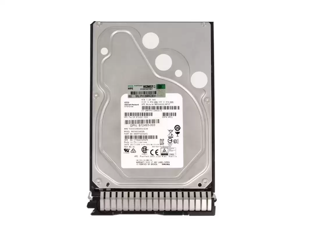HPE MB004000JWFVH 4TB SAS 12Gb/s Midline Hot Swap 7200RPM 3.5-inch Internal Hard Drive