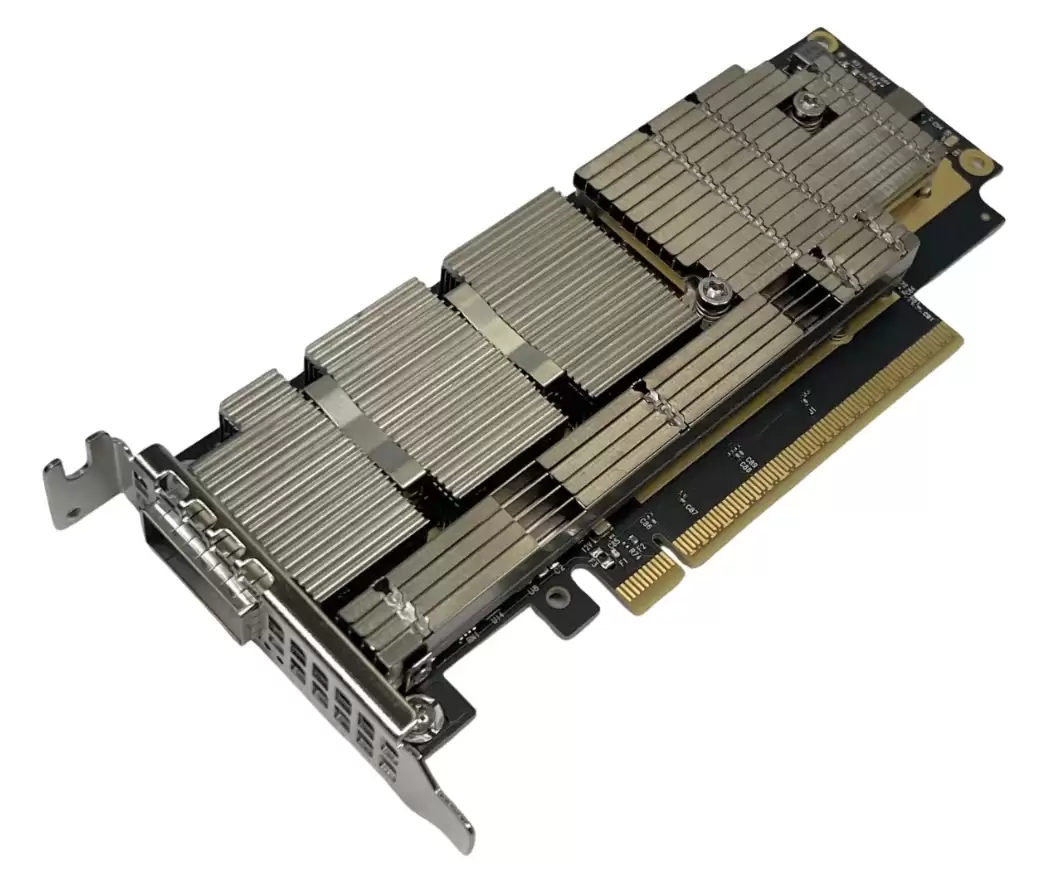 Mellanox MCX75310AAS ConnectX-7 Single-Port 400GbE OSFP PCI-Express 5.0 x16 High Profile NDR InfiniBand Network Adapter