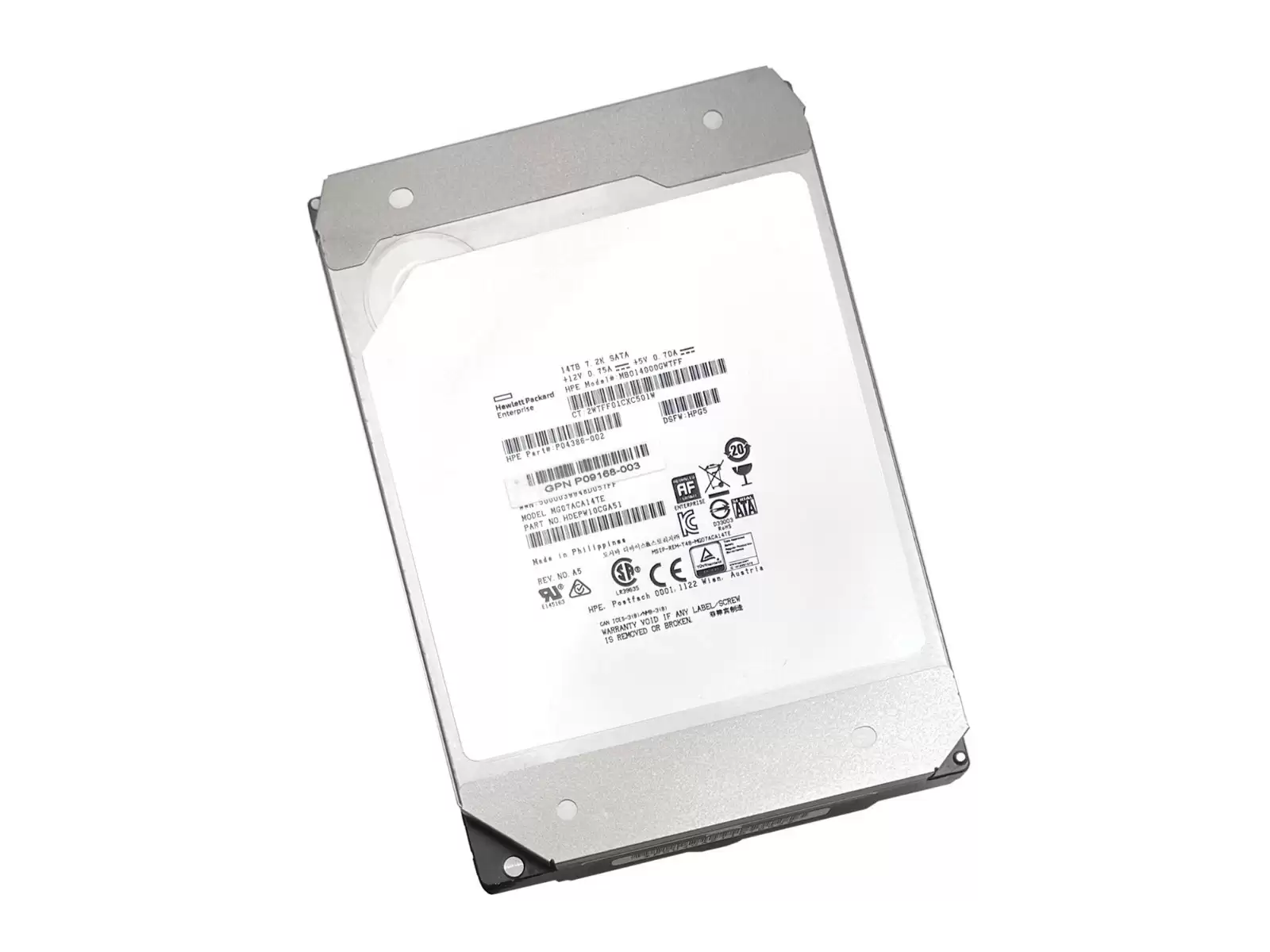 Toshiba MG07ACA14TE MG07 Enterprise Capacity Series 14TB SATA 6Gb/s 3.5Inch Internal Hard Drive
