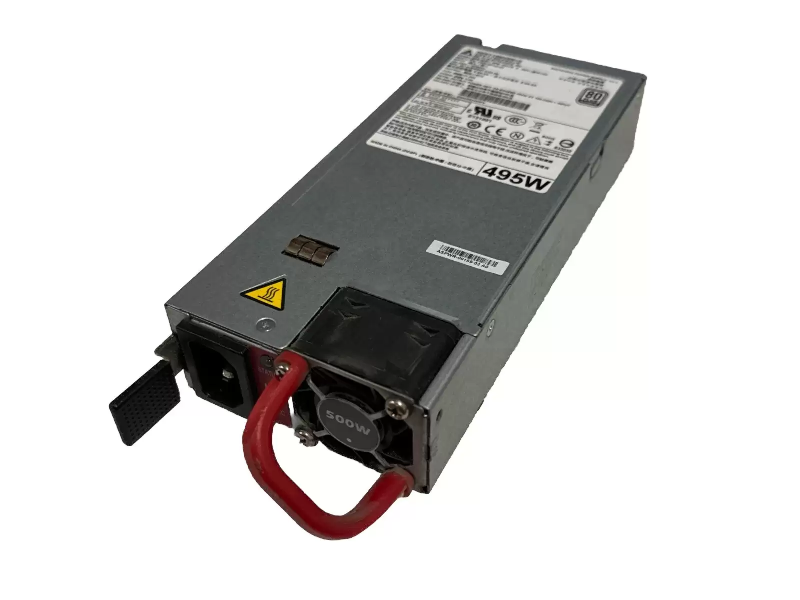 Cisco PWR-500AC-R 500-Watts 80 Plus Platinum Hot Swap DC Power Supply for 7050X 7280 Series