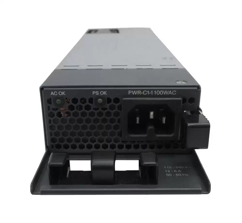 Cisco PWR-C1-1100WAC-P 1100-Watts 80 Plus Platinum Hot Swap AC Power Supply for Catalyst 9300 Series