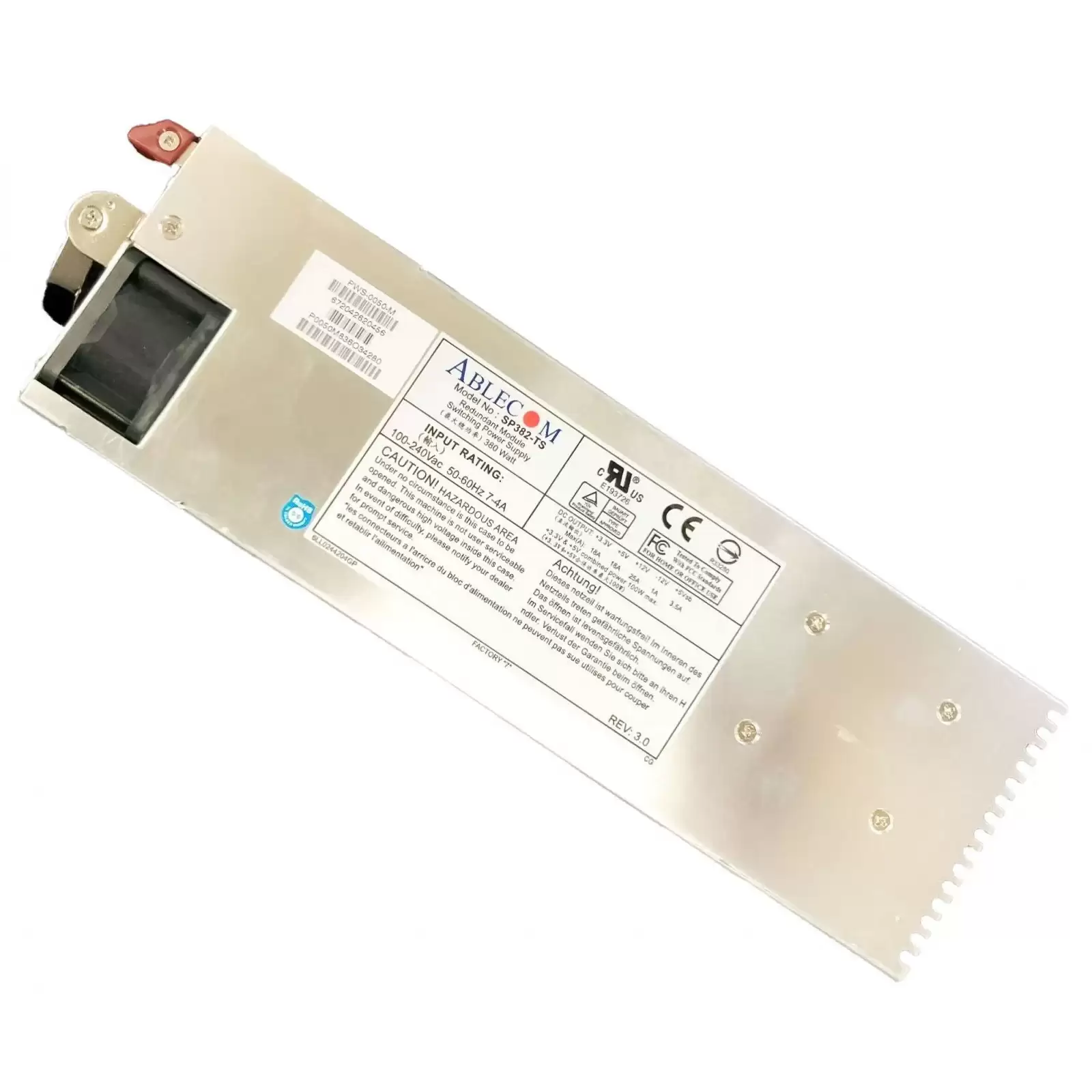 SuperMicro PWS-0050 760-Watts 3-Bay Hot Swap Redundant Power Supply