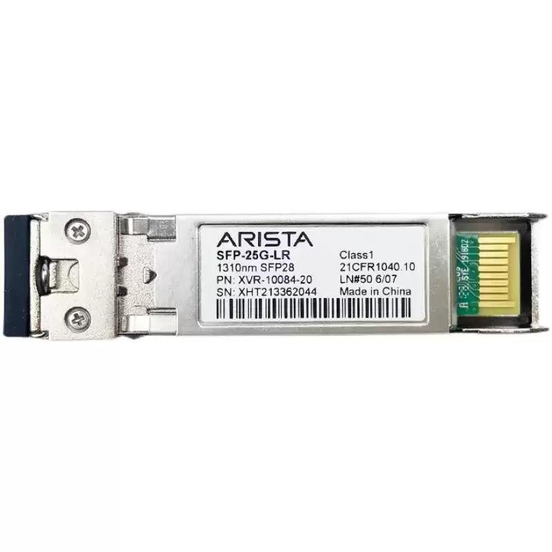 Arista SFP-25G-LR 25GBASE-LR Single-Mode Fibre 10km 1310nm Duplex LC Connector SFP28 Transceiver Module
