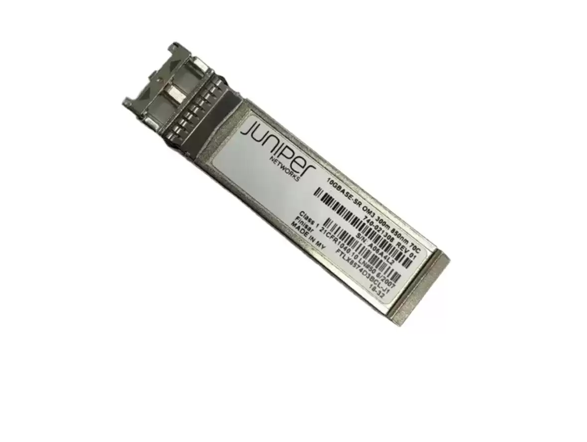 Juniper SFPP-10GE-SR 10GB BASE-SR Multi-Mode Fibre 300m 850nm Duplex LC SFP+ Transceiver Module