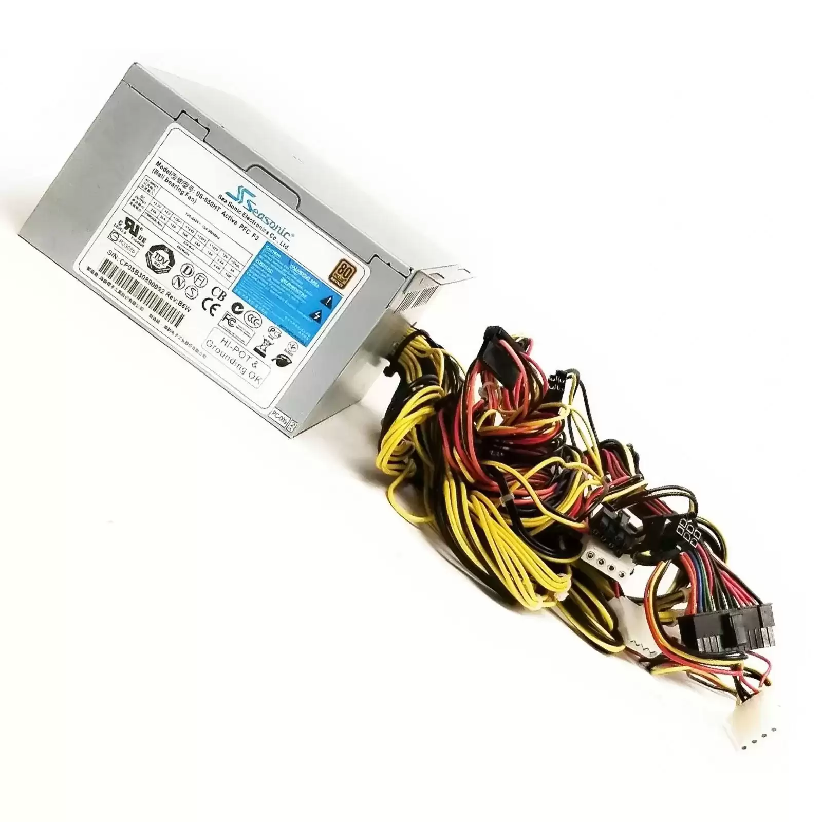 Seasonic SS-650HT 650-Watts 80 Plus Bronze ATX Power Supply with Active PFC