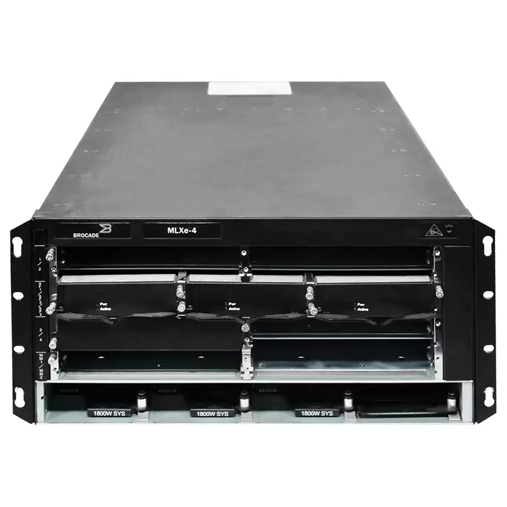 Brocade BR-MLXE-4-MR2-M-AC 4-Slots AC Router Chassis for MLXe